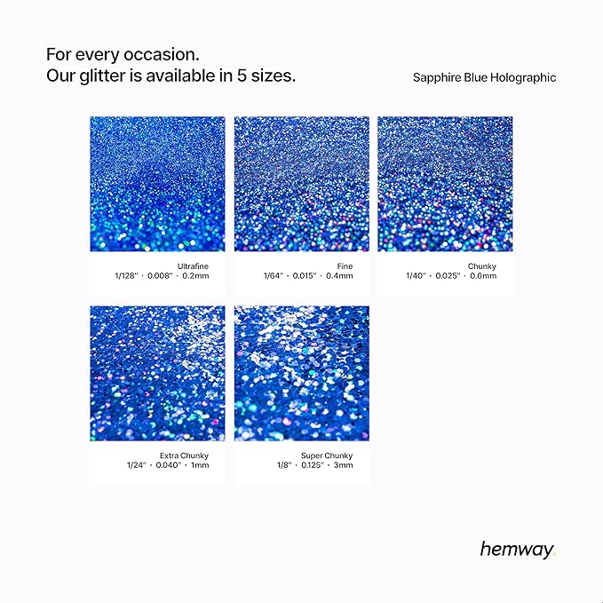 Hemway Eco Friendly Biodegradable Glitter 100g / 3.5oz Bio Cosmetic Safe - Image 3