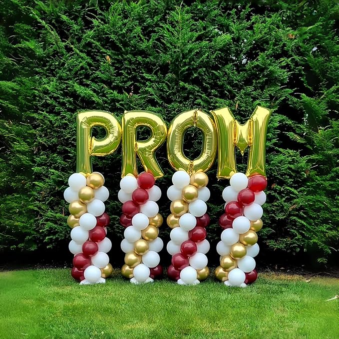 40 Inch Gold Alphabet Balloons, Large Mylar Self-Inflating Custom Letter Q Decor - Image 6