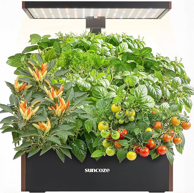 SUNCOZE Hydroponics Growing System Kit, 20 Pods Indoor Herb Garden by SUNCOZE