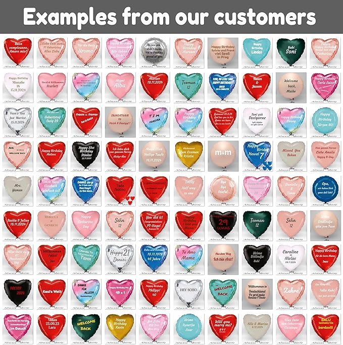 Сustom balloons Name Personalized foil Balloon round 19 inch satin and glossy - Image 4
