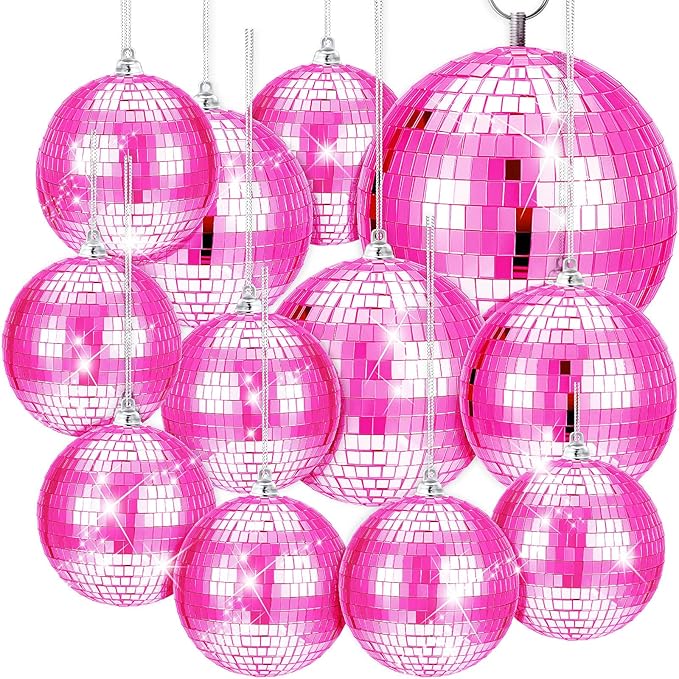 WILLBOND 12 Pack Disco Ball Mirror Ball by Willbond+Technology+Limited