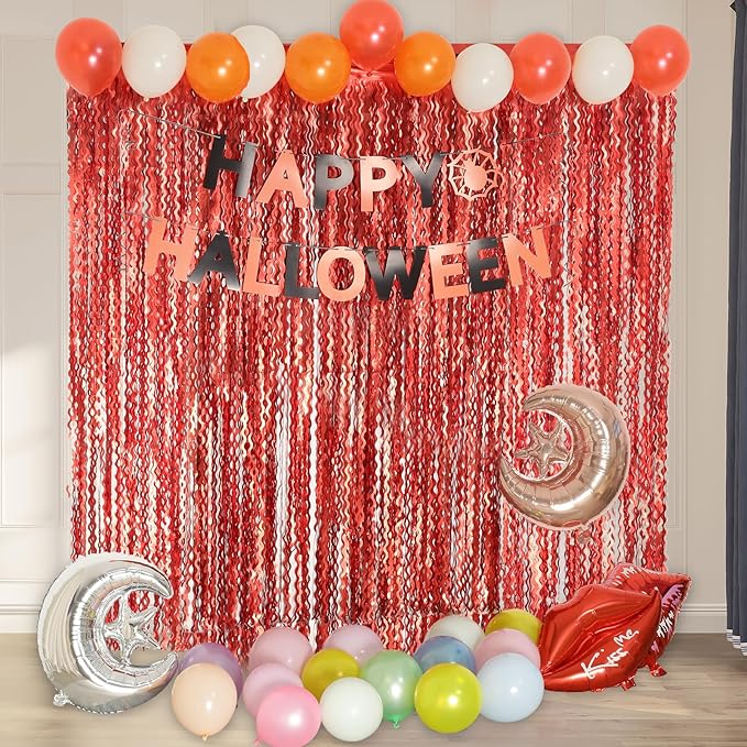 4 Pack Red Streamers Party Decorations - Image 4
