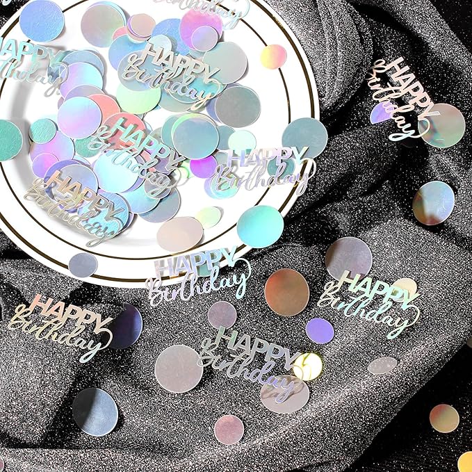 300PC Circle Dots Birthday Confetti - Image 5