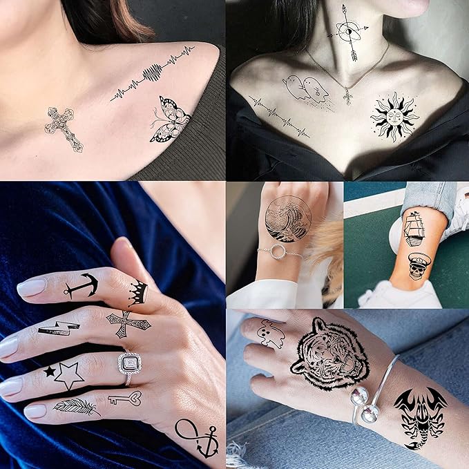52 Sheets Tiny Small Temporary Tattoos - Image 7