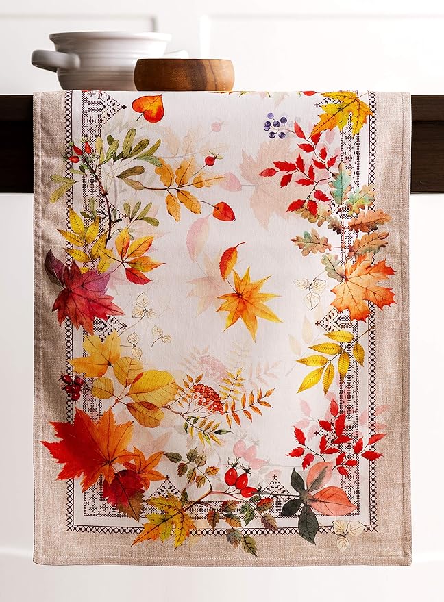 Maison d' Hermine Table Runner 100% Cotton Double Layer Table Runners 108 - Image 8