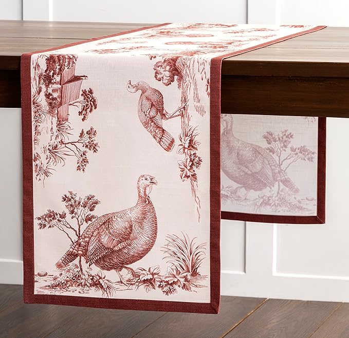 Maison d' Hermine Table Runner 100% Cotton Single Layer Table Runners 60 inches - Image 7