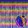 4 Pack Rainbow Wave Foil Fringe Curtain Backdrop, 3.28Ft x 8.2Ft Metallic by Ferwzsr