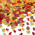 Autumn Fall Confetti Glitter Sequin Thanksgiving Maple Leaves Turkey Pumpkin by Kasyat
