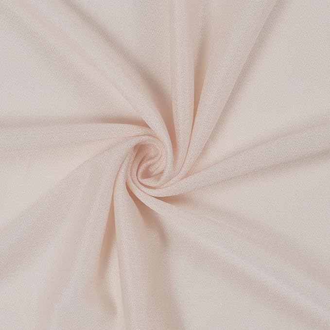VDS Pack of 1 Panel Wedding Arch Draping Fabric Sheer Chiffon Fabric Drapery - Image 6