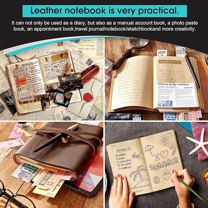 Leather Journal Notebook - Image 6