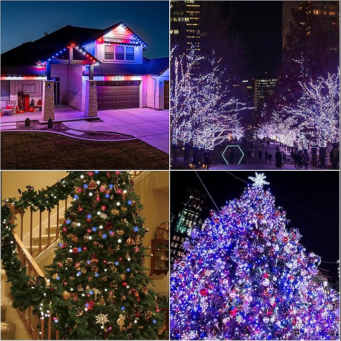 LAMPHOME 66ft Patriotic String Lights - Image 5