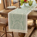 Table Runners 107 Inches, Waterproof Boho Table Runner by UWWGKK