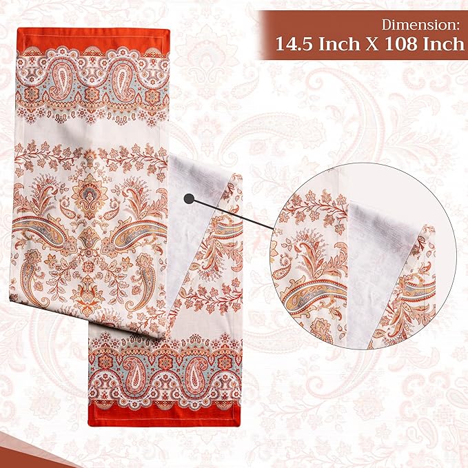 Maison d' Hermine Table Runner 100% Cotton Single Layer Table Runners 108 - Image 4
