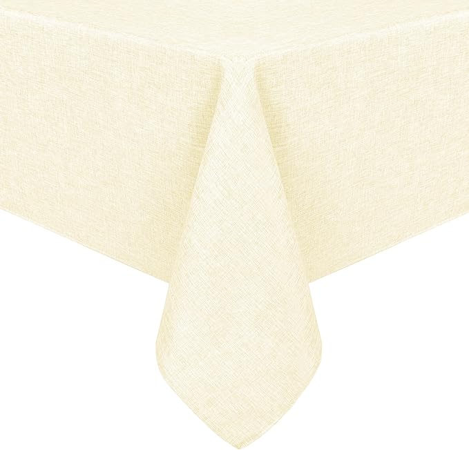 Hiasan Faux Linen Rectangle Tablecloth by Hiasan
