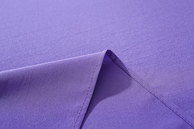 Craft And Party Rectangle Tablecloth, 70 x 108 Inch Purple Tablecloth, - Image 5
