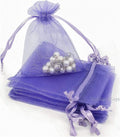 TheDisplayGuys 100-Pack 6x8 Lavender Sheer Organza Gift Bags by TheDisplayGuys