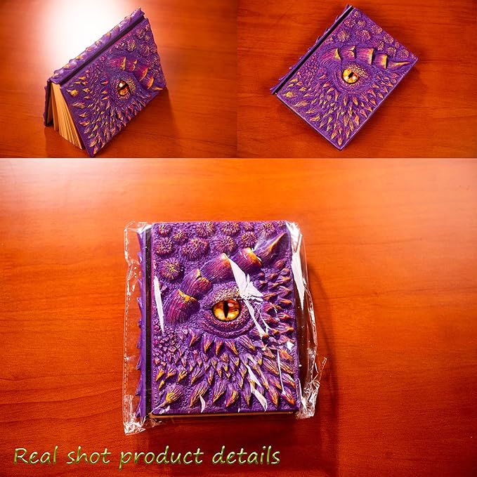 3D Dragon Eye Embossed Journal, Resin Engraving Notebook, Dnd notebook - Image 5
