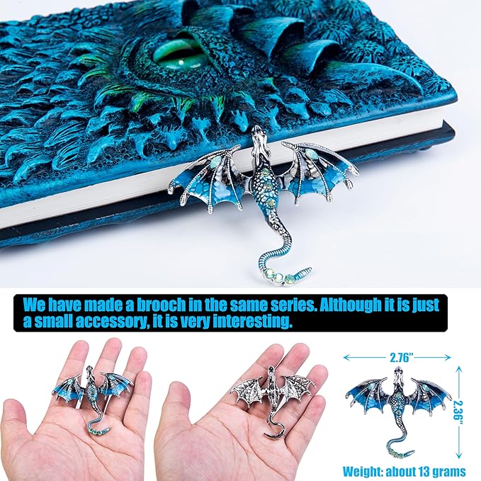 3D Dragon Eye Embossed Journal, Resin Engraving Notebook, Dnd notebook - Image 8