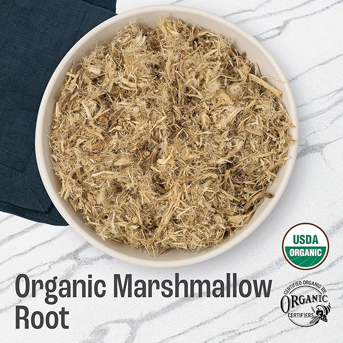 J Mac Botanicals Organic Marshmallow Root Herb Tea - Image 2