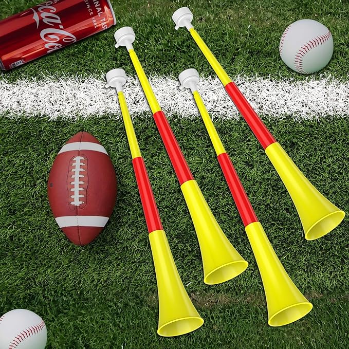 Collapsible Stadium Horn Noise Maker 24 Inch VuvuzelaPlastic Trumpet Blow Horns - Image 5