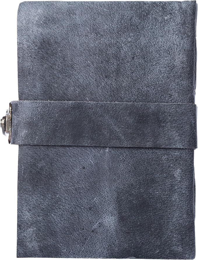 Vintage Leather Journal Handmade Buffalo Non-Refillable Deckle Edge Paper – - Image 5