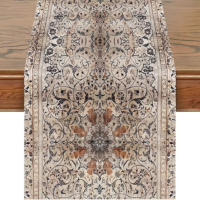 Snycler Table Runner Boho Table Runners Vintage Elegant Farmhouse Table Center by Snycler