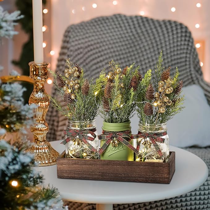 3 Pcs Mason Jar Centerpiece Decorations - Image 5