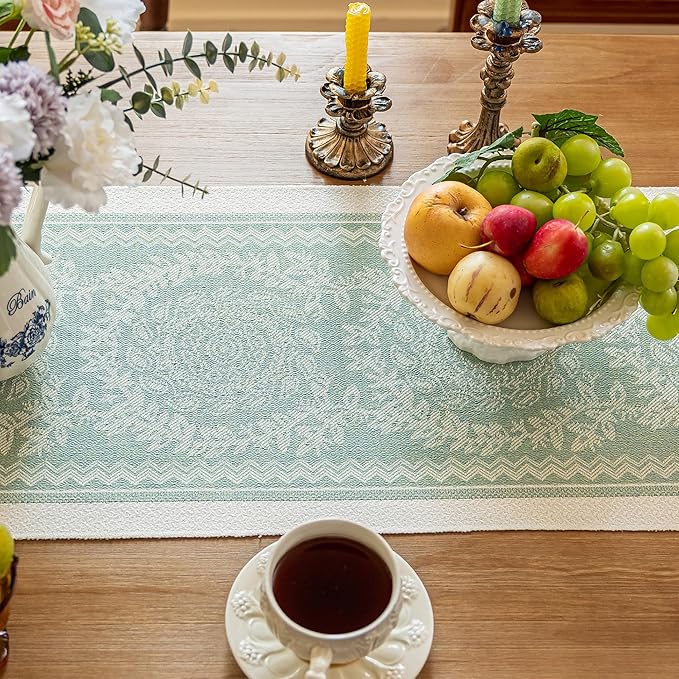 Table Runners 63 Inches, Waterproof Boho Table Runner - Image 5