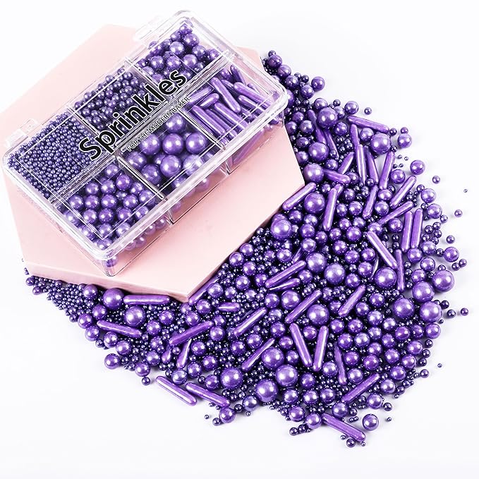 Kasvan Purple Mix Sugar Sprinkles - Image 6