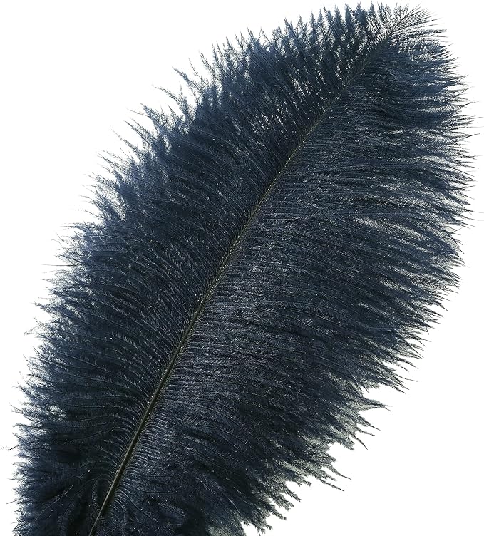 Ballinger Navy Blue Ostrich Feathers Plumes - Image 7