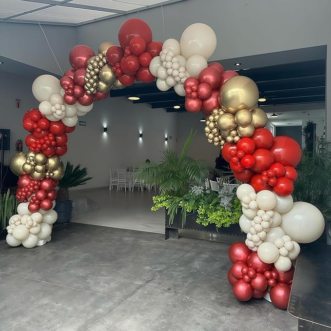 Red and White Balloons Set - Image 3
