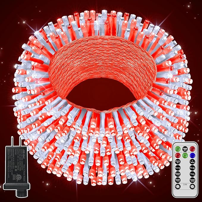 196FT 600LED Christmas Lights Outdoor Waterproof, String Light by Ccinny