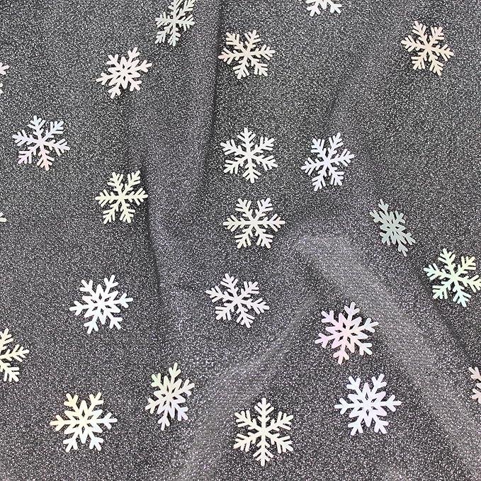 200PC Iridescent Snowflakes Confetti - Image 5