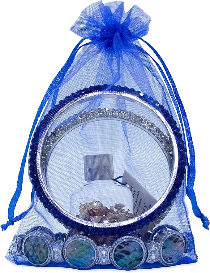 TheDisplayGuys 48-Pack 4x6 Royal Blue Sheer Organza Gift Bags - Image 2