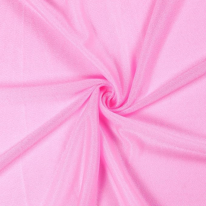VDS Pack of 1 Panel Wedding Arch Draping Fabric Sheer Chiffon Fabric Drapery - Image 6