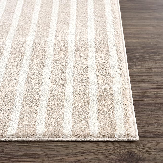 Abani Area Rug for Living Room -Nuevo 4' x 6' Beige Arch Pattern Area Rug - Image 8