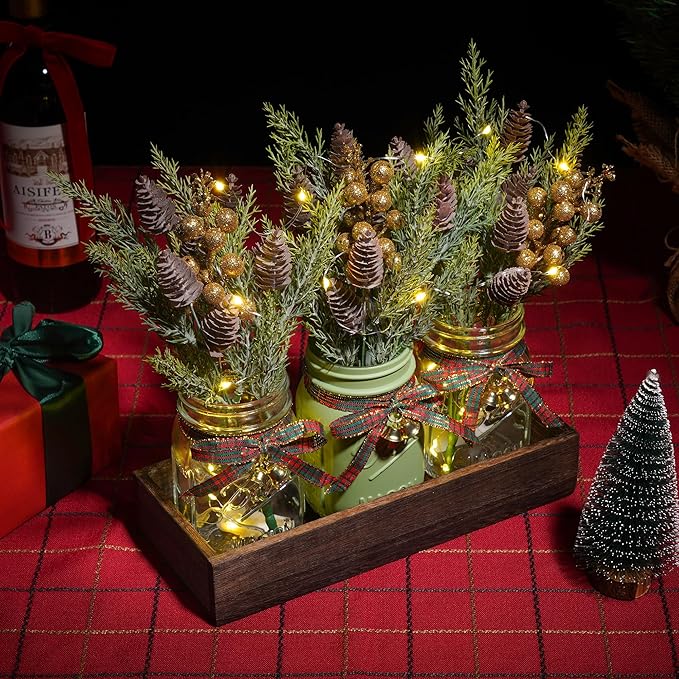 3 Pcs Mason Jar Centerpiece Decorations - Image 7