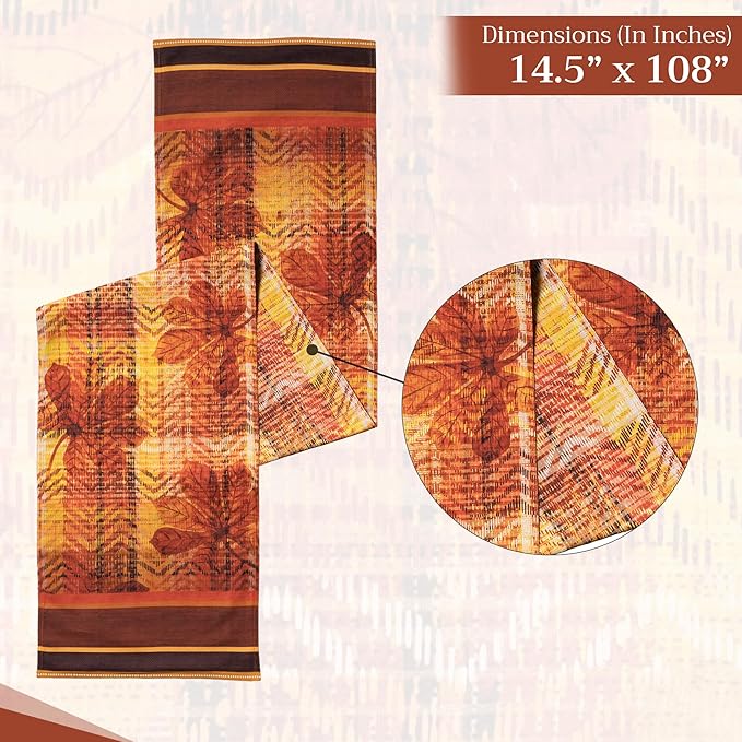 Maison d' Hermine Table Runner 100% Cotton Double Layer Table Runners 108 - Image 4