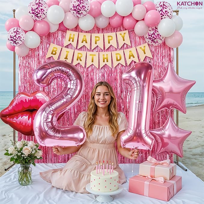KatchOn, Girls & Her | Pink Party Decorations - Image 7