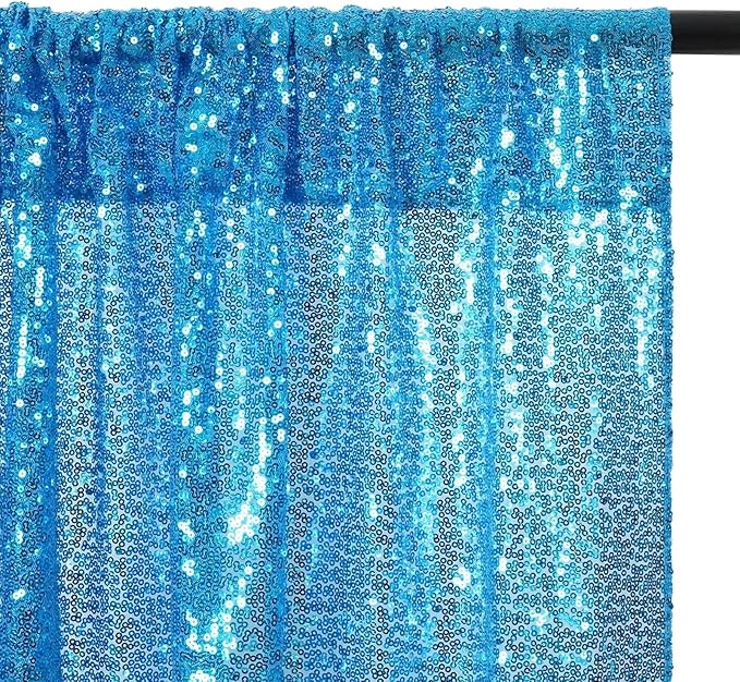 Eternal Beauty 4 PCS Sequin Backdrop Curtain, Sequin Wedding Backdrop - Image 4