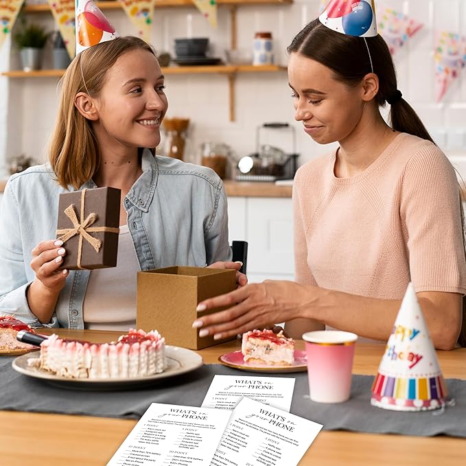 Birthday Party Games, What's on Your Phone, Fun Birthday Game - Image 6