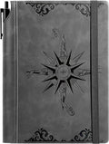 CAGIE Compass Leather Notebook Journal by CAGIE