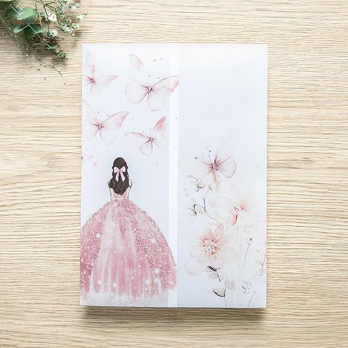 PONATIA 50 PCS Vellum Jackets for 5x7 Invitations - Image 9