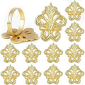 12-Pack Gold Napkin Rings by ALPHALivingHOME