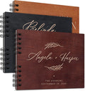 Personalized Wood Wedding Guest Book by Follow