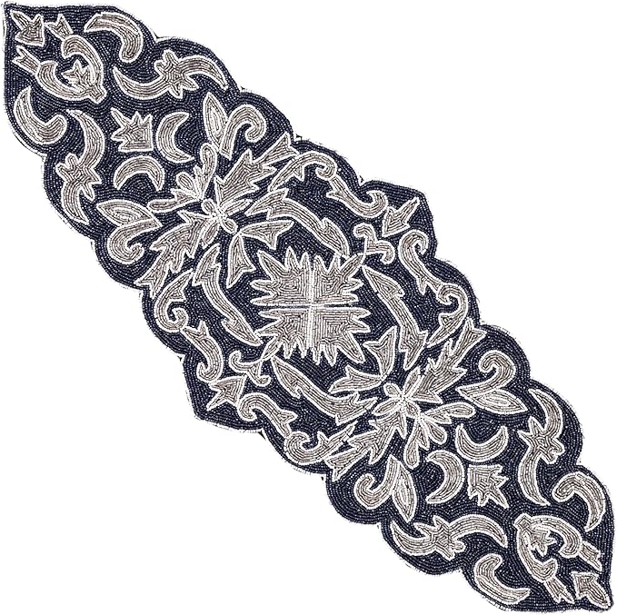 Decorative Beaded Table Runner by CLEENTABLE