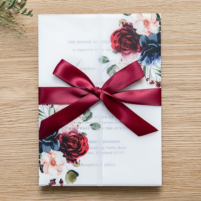 PONATIA 50 PCS 135gsm Vellum Jackets - Image 7