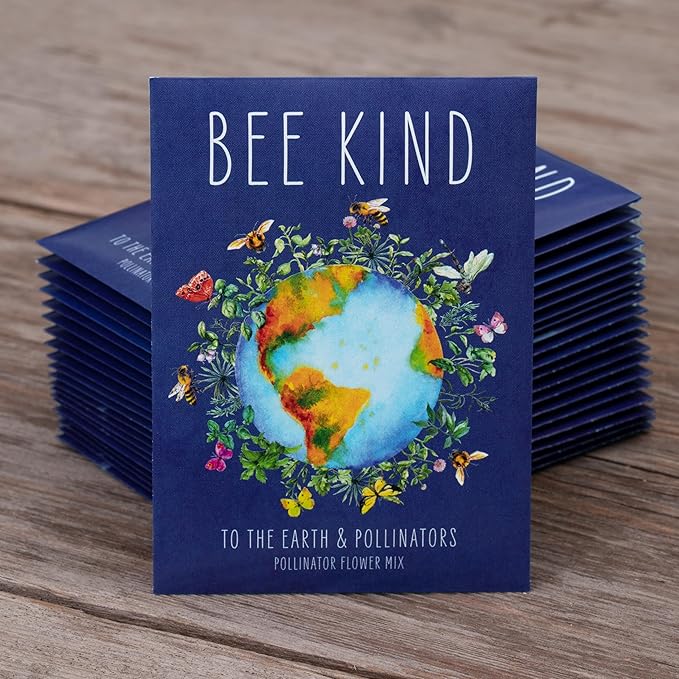 Bentley Seed Co. | Bee Kind Planet | Illustrated Bee Flower Seed Packets | Help - Image 6
