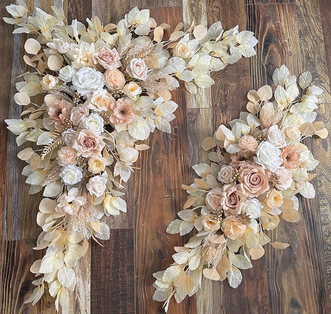 Wedding Arch Flowers with Drapes Kit - Image 7