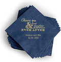 Weddingstar Personalized Printed Paper Napkins 3-Ply 50 Pack by WEDDINGSTAR